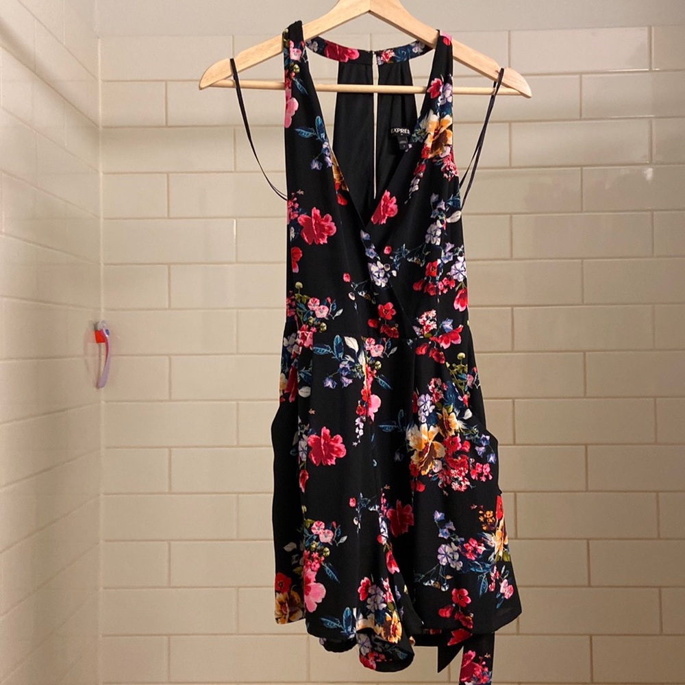 EUC floral romper
